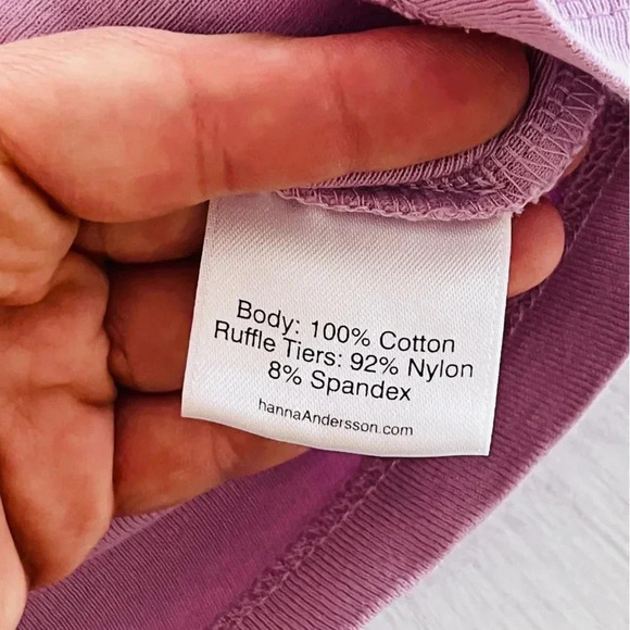 Hanna Anderson Girls Swish Sparkle Dress With Tulle Tiers Size 4 100CM $46 - Picture 6 of 7